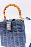 Sac à main noir en bamboo-Zara-La Penderie du Paradis 🕊