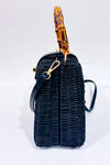 Sac à main noir en bamboo-Zara-La Penderie du Paradis 🕊