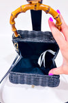 Sac à main noir en bamboo-Zara-La Penderie du Paradis 🕊