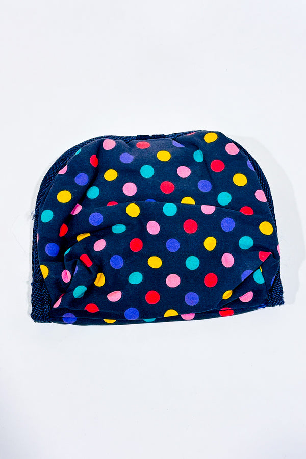 Trousse cosmétique grise à pois multicolore seconde main - Autres- La Penderie du Paradis