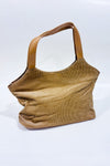 Sac fourre-tout beige en velours côtelé avec pochette* seconde main - Yves Rocher- La Penderie du Paradis
