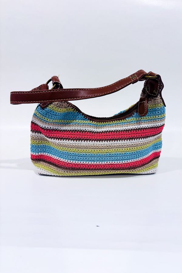 Sac à main tressé multicolore* seconde main - Autres- La Penderie du Paradis