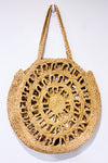 Sac à main circulaire en jute tressé* seconde main - Zara- La Penderie du Paradis