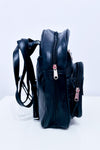 Petit sac à dos noir en cuir* seconde main - Autres- La Penderie du Paradis