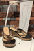 Sandales brunes avec pierres (9) - Call it Spring - Friperie en ligne