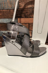 Sandales argent (7.5) seconde main BCBG Maxazria 