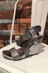 Sandales argent (7.5) seconde main BCBG Maxazria 