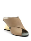 Sandales beige et or* seconde main - United Nude- La Penderie du Paradis