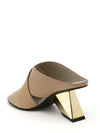 Sandales beige et or* seconde main - United Nude- La Penderie du Paradis