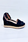 Sandales plateformes noires Addie seconde main - BCBGeneration- La Penderie du Paradis