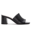 Sandales mules noires à talon bloc* seconde main - Yellow- La Penderie du Paradis