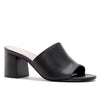 Sandales mules noires à talon bloc* seconde main - Yellow- La Penderie du Paradis