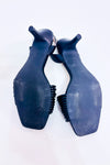 Sandales slingback noires* seconde main - Halston- La Penderie du Paradis