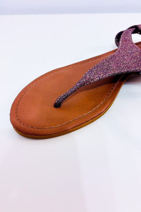 Sandales taupes scintillantes à bride cheville seconde main - Ardene- La Penderie du Paradis