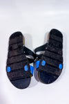 Sandales noire et bleue (6)-Hot Steps-La Penderie du Paradis 🕊