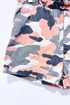 Short rose et vert motif camouflage (l)-SWS Streetwear Society-La Penderie du Paradis 🕊