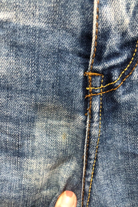 Short en jeans bleu délavé (s) seconde main Ardene   
