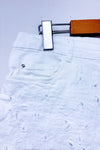 Short en jeans blanc Curvy fleurs brodées (m)-Insider-La Penderie du Paradis 🕊
