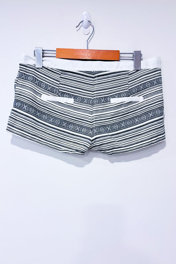 Mini short gris en coton avec motifs géometriques (m)-Autres-La Penderie du Paradis 🕊