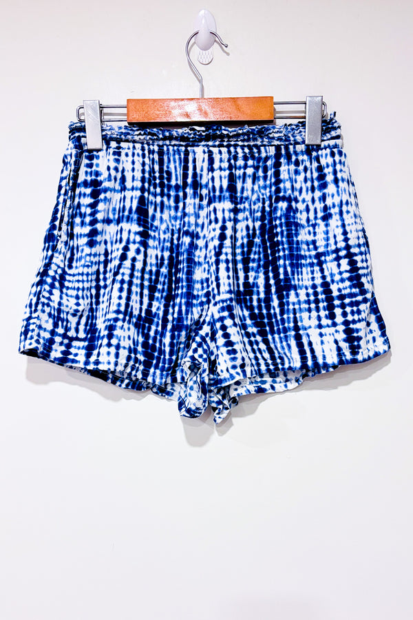 Short fluide bleu et blanc tie-dye (s)-Garage-La Penderie du Paradis 🕊