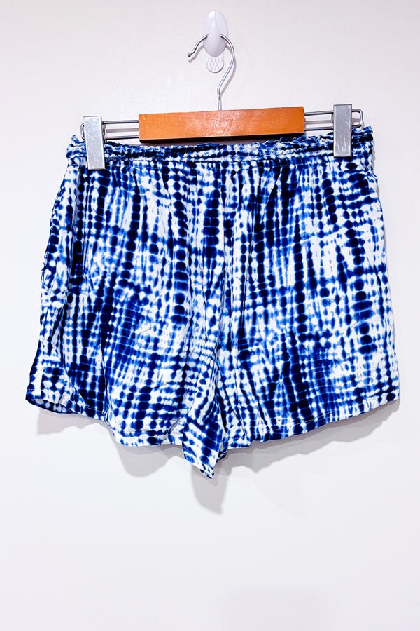 Short fluide bleu et blanc tie-dye (s)-Garage-La Penderie du Paradis 🕊