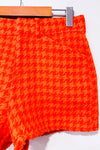 Short orange en tweed seconde main - Zara- La Penderie du Paradis