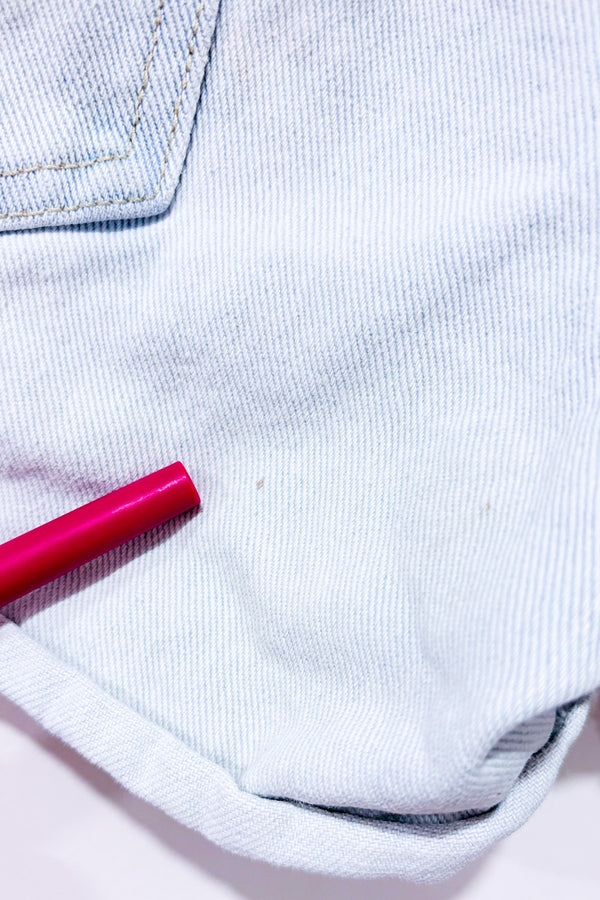 Short en jeans bleu pâle seconde main - Billabong- La Penderie du Paradis