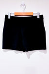 Short noir côtelé à taille élastique * seconde main - Lolë- La Penderie du Paradis