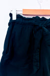 Short taille haute noir à ceinture seconde main - Dynamite- La Penderie du Paradis