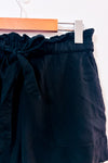 Short taille haute noir à ceinture seconde main - Dynamite- La Penderie du Paradis