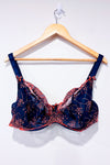 Soutien-gorge bleu et orange en dentelle (38G)-Fully Yours-La Penderie du Paradis 🕊