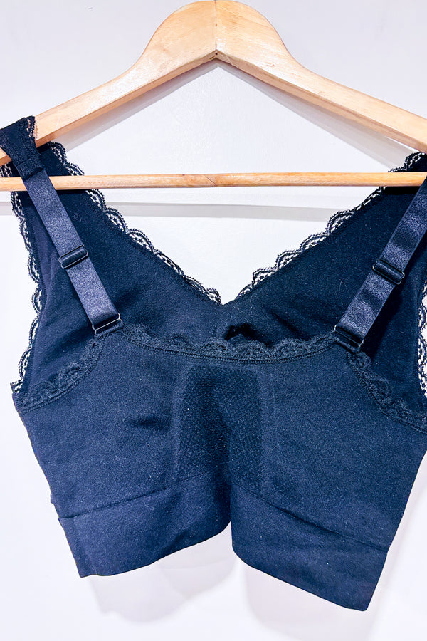 Soutien-gorge rembourré noir en dentelle (l)-Cara Mia-La Penderie du Paradis 🕊