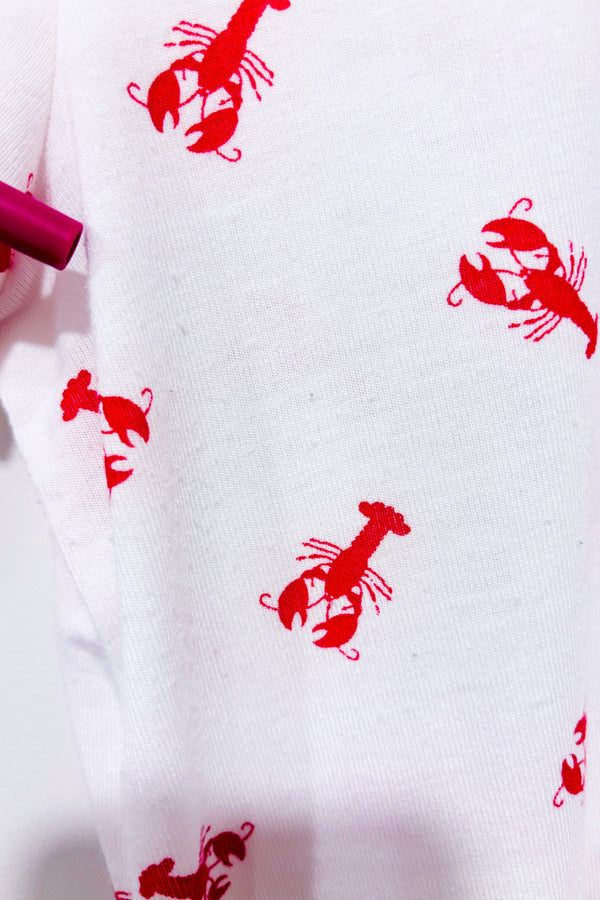 T-shirt blanc avec homards (l)-Ardene-La Penderie du Paradis 🕊