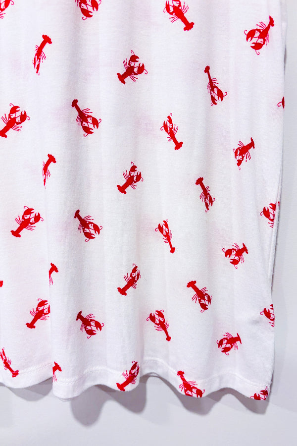 T-shirt blanc avec homards (l)-Ardene-La Penderie du Paradis 🕊