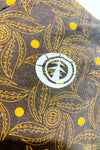 T-shirt brun motif feuilles (l) - Element - La Penderie du Paradis ?
