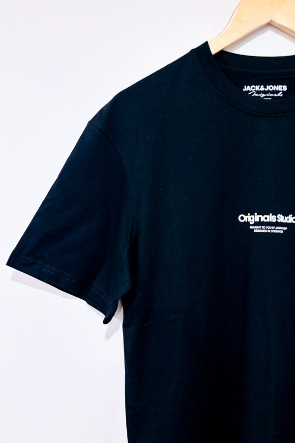 T-shirt noir ''originals studio'' (s) - Homme-Jack&Jones-La Penderie du Paradis 🕊