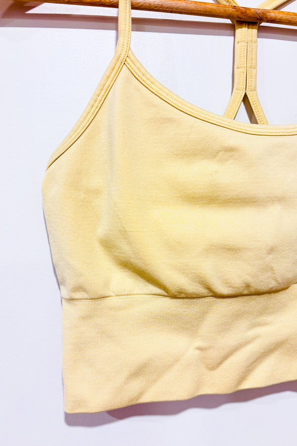 Top de sport beige (m)-90 degree by Reflex-La Penderie du Paradis 🕊
