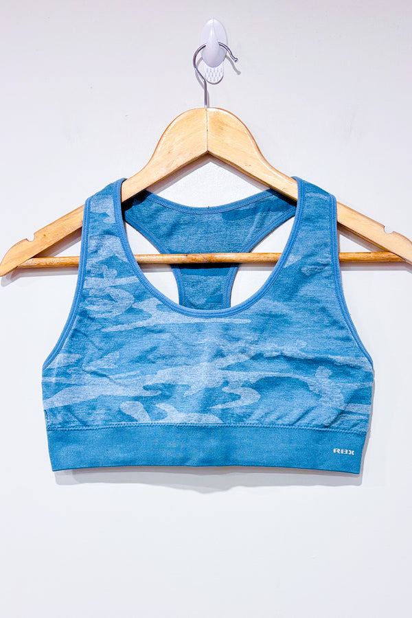 Top de sport turquoise motif camouflage (m)-RBX Active-La Penderie du Paradis 🕊