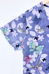 Uniforme médical gris avec papillons multicolores (xs)-Scrubs-La Penderie du Paradis 🕊