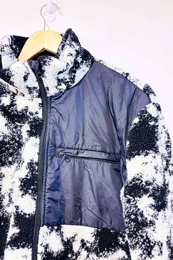 Veste en peluche noire et blanche (l) - Enfant-H&M-La Penderie du Paradis 🕊