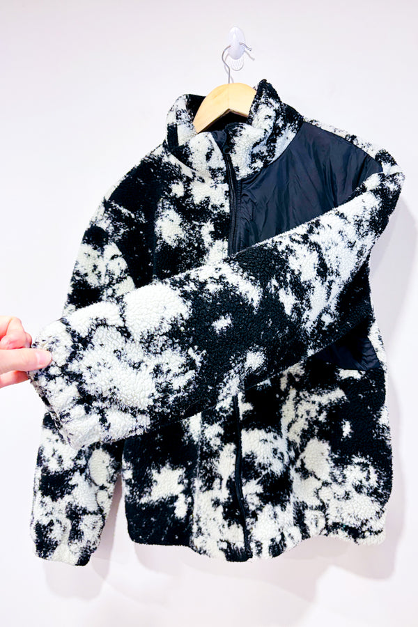 Veste en peluche noire et blanche (l) - Enfant-H&M-La Penderie du Paradis 🕊