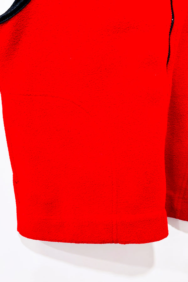Veste sans manche vintage rouge en polar ''Estes Park Colorado'' (m) - Homme-AKWA-La Penderie du Paradis 🕊