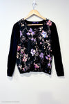 Cardigan noir fleuri (m) seconde main Mexx 
