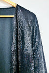 Blazer noir à paillettes (m) seconde main Qixing 