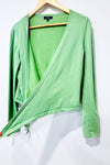 Cardigan ouvert vert lime (m) -- La Penderie du Paradis ?