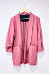 Old pink open blazer (xl)