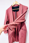 Old pink open blazer (xl)