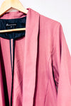 Old pink open blazer (xl)