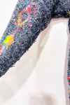 Veste ouverte grise en tricot avec motifs (xs)-Dreamers by Debut-La Penderie du Paradis 🕊