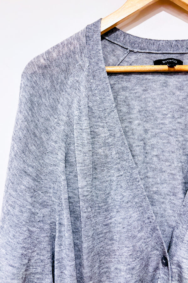 Veste ouverte grise (xl)-RW&CO-La Penderie du Paradis 🕊